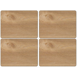Creative Tops Oak Veneer Set of 4 Place mats