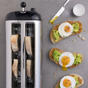 Dualit Lite 4 Long Slot Black Toaster