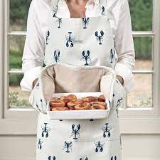 Sophie Allport Lobster Double Oven Gloves