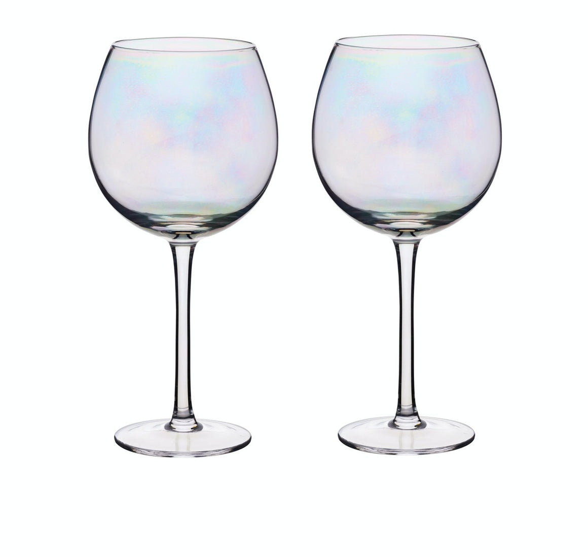 KitchenCraft Set 2 Iredescent Gin Glasses