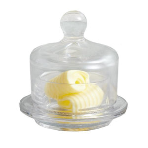 KitchenCraft Mini Glass Butter Serving Cloche