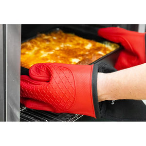 MasterClass Silicone Red Double Oven Gloves