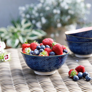 KitchenCraft Blue Arched Bowl In One