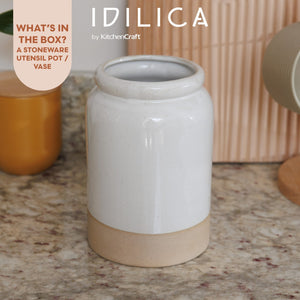 KitchenCraft Idilica Stoneware Utensil Holder