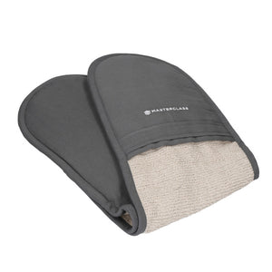 MasterClass Professional Grey Double Oven Gloves