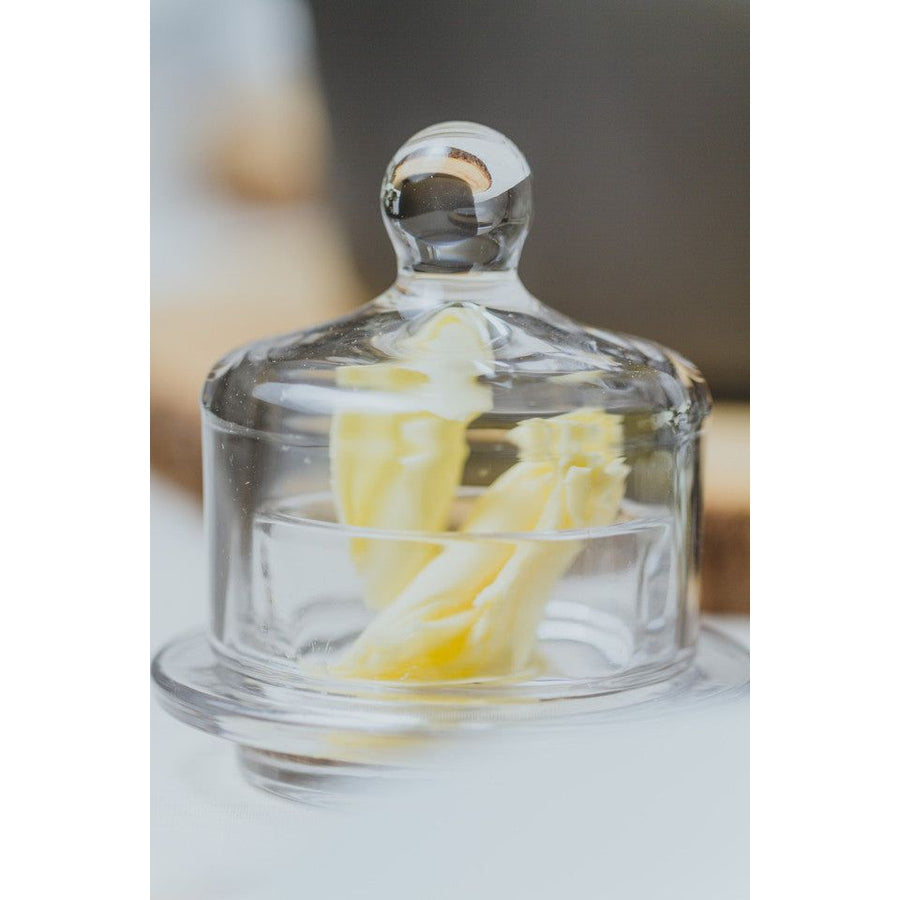 KitchenCraft Mini Glass Butter Serving Cloche