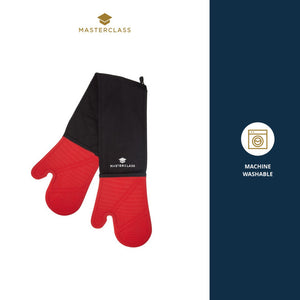 MasterClass Silicone Red Double Oven Gloves