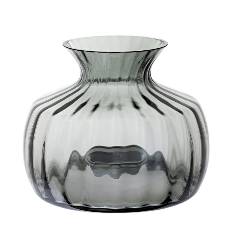 Dartington Cushion Smoke Medium Vase