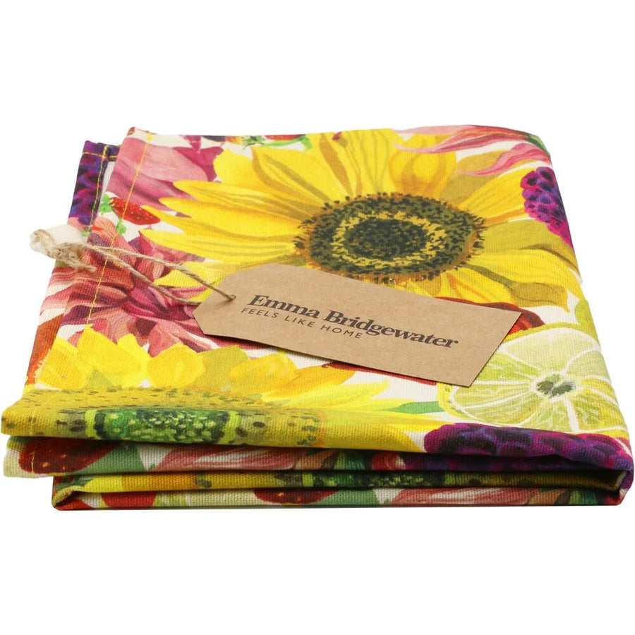 Emma Bridgewater Flowers Tea Towel