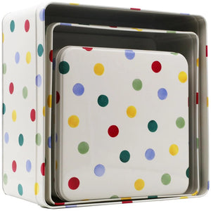 Emma Bridgewater Polka Dot Square Cake Tin Set