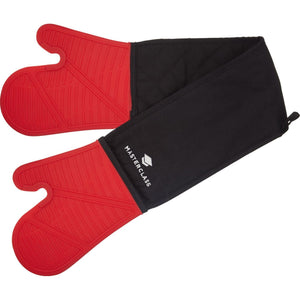 MasterClass Silicone Red Double Oven Gloves