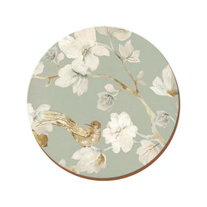 Creative Tops Duck Egg Floral Round Coasters