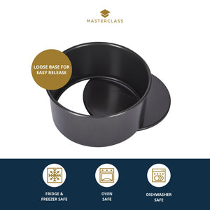 MasterClass Non-Stick Round 15cm/6" Deep Loose Base Cake Tin