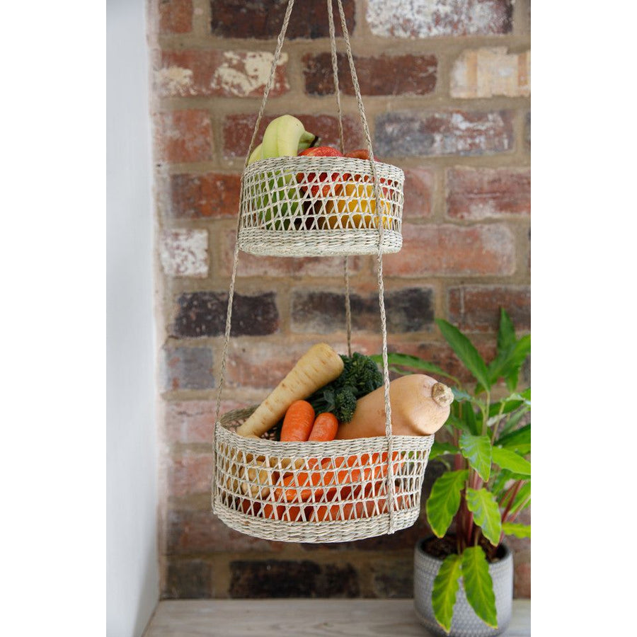 KitchenCraft Natural Elements 2 Tier Plant Hanger