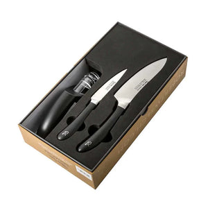 Robert Welch Signature Kitchen Knife Set with Knife Sharpener