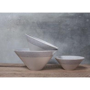 Nkuku Indigo Drop Small Serving Bowl